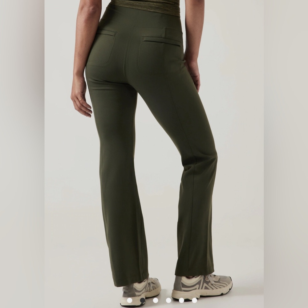 Athleta Green Boot Cut Flare Pants - Tall